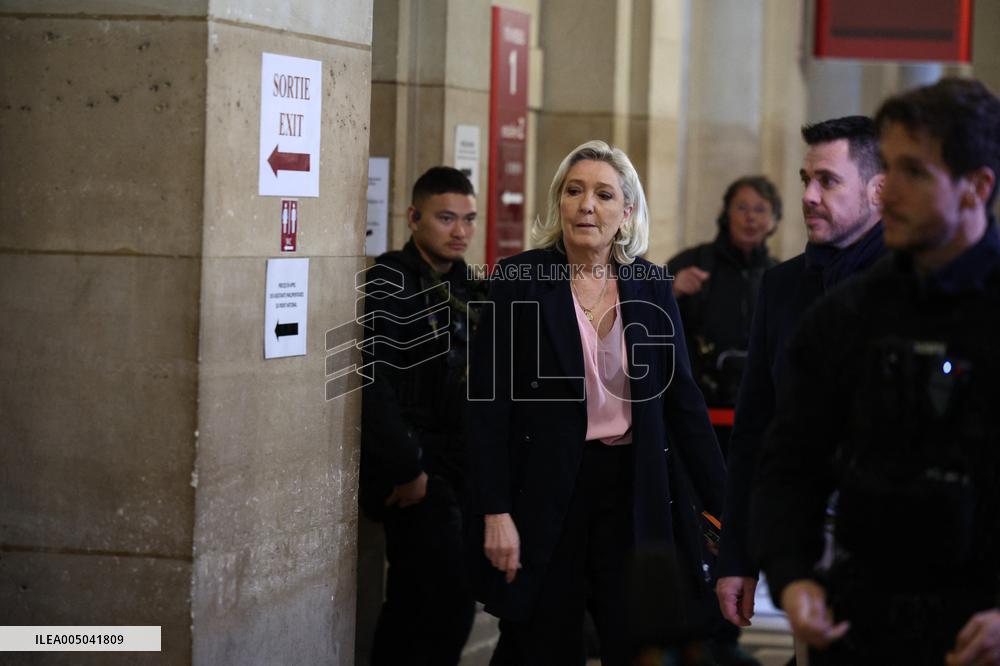 Appeal Trial of Marine Le Pen and RN’s Officials on Suspicion of Embezzlement of European Public Funds - Paris