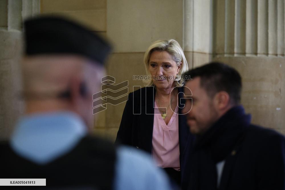 Appeal Trial of Marine Le Pen and RN’s Officials on Suspicion of Embezzlement of European Public Funds - Paris