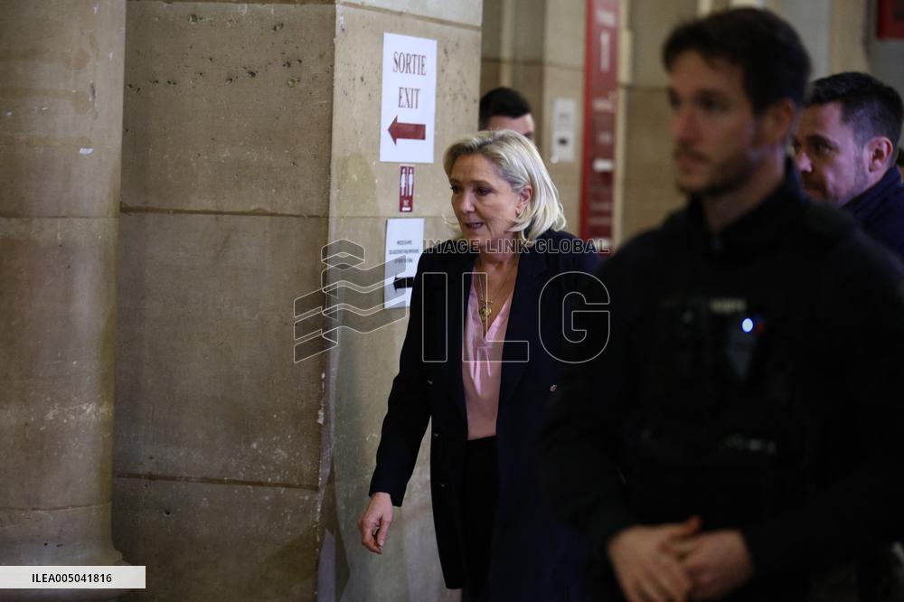 Appeal Trial of Marine Le Pen and RN’s Officials on Suspicion of Embezzlement of European Public Funds - Paris