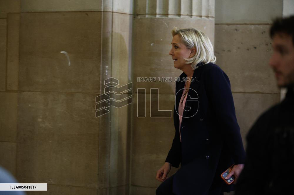 Appeal Trial of Marine Le Pen and RN’s Officials on Suspicion of Embezzlement of European Public Funds - Paris