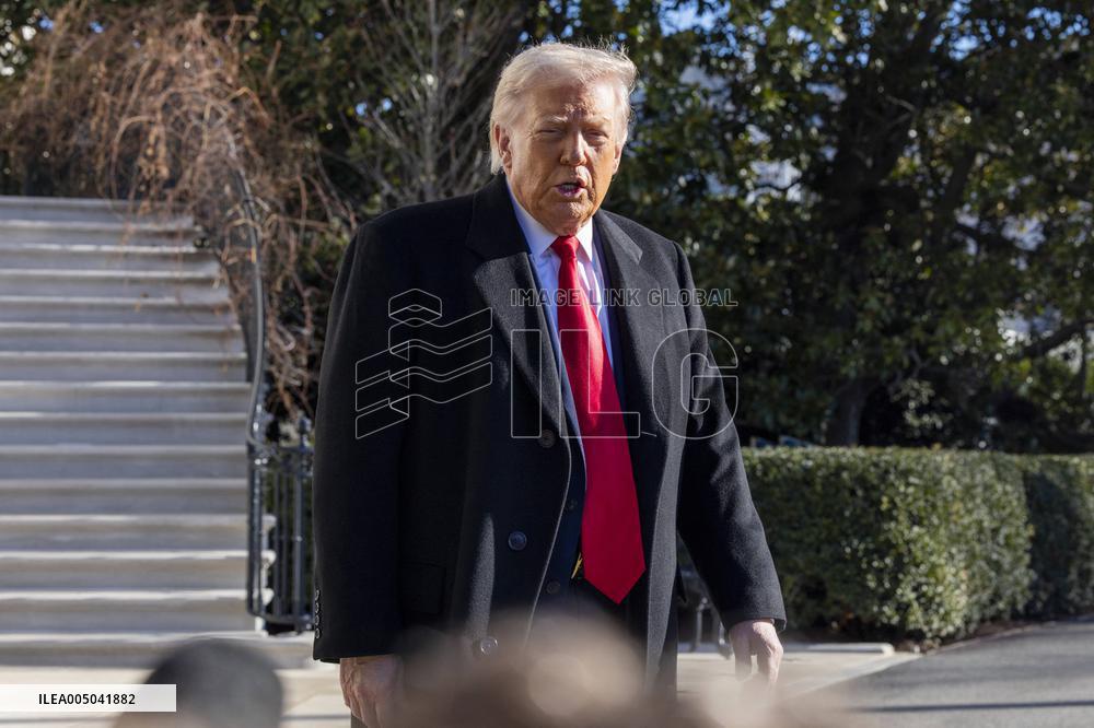 President Trump departs the White House for Detroit, Michgan