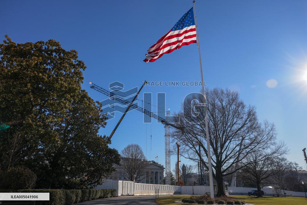 President Trump departs the White House for Detroit, Michgan