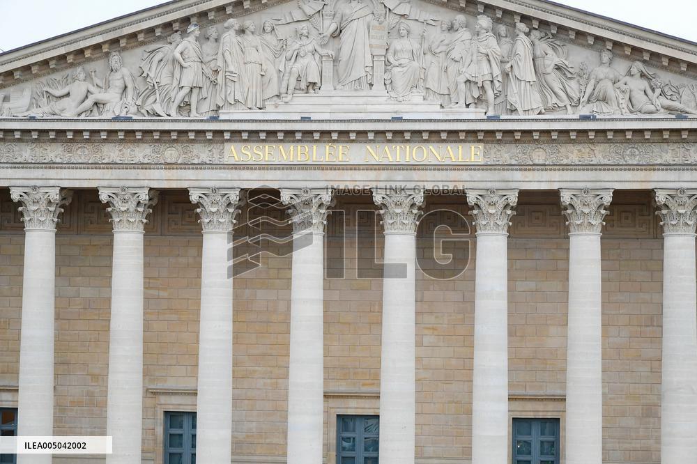 Farmers Protest in Front Of The National Assembly - Paris