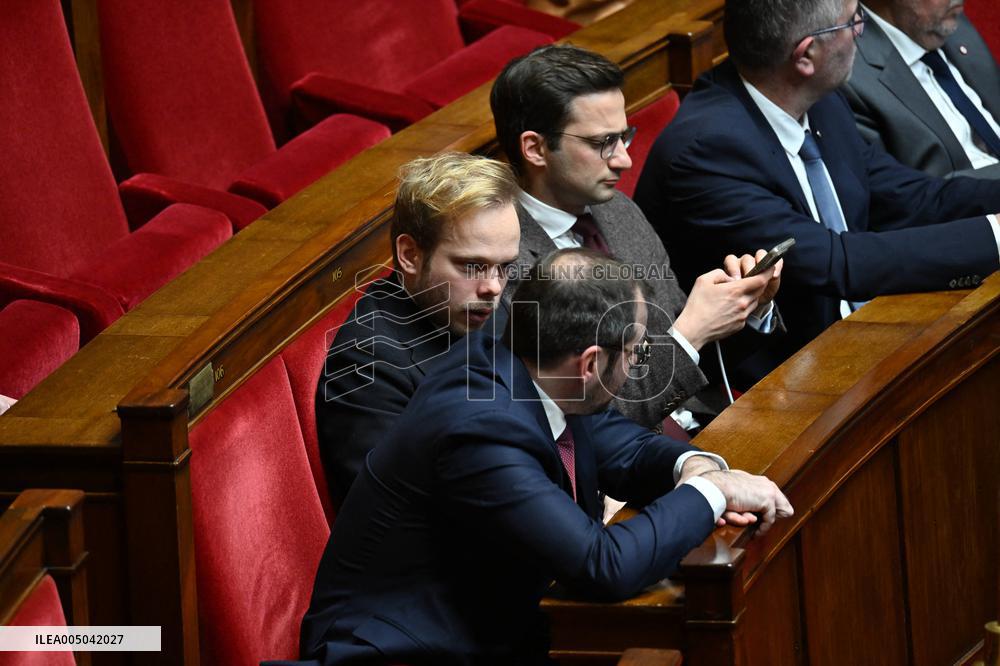 Session of Questions to The Government - Paris