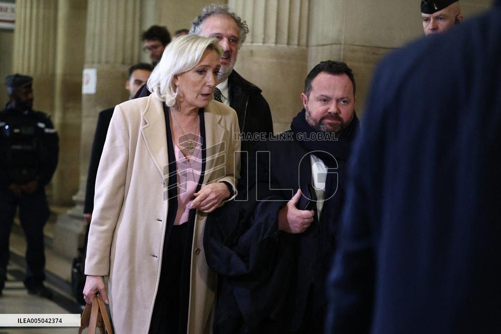 Appeal Trial of Marine Le Pen and RN’s Officials - Paris