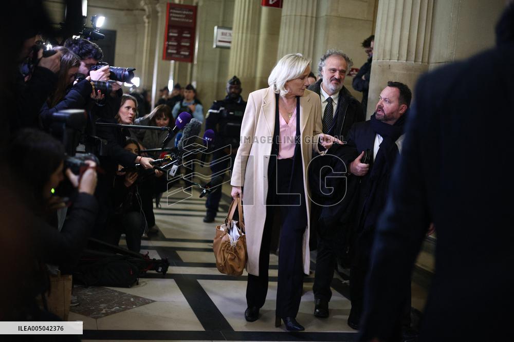 Appeal Trial of Marine Le Pen and RN’s Officials - Paris