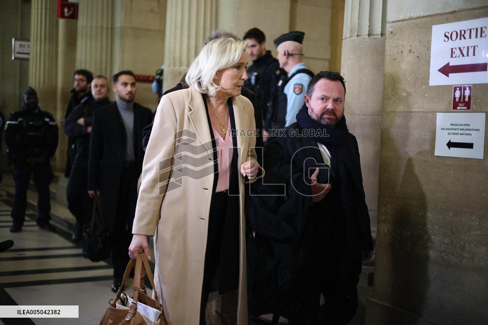 Appeal Trial of Marine Le Pen and RN’s Officials - Paris