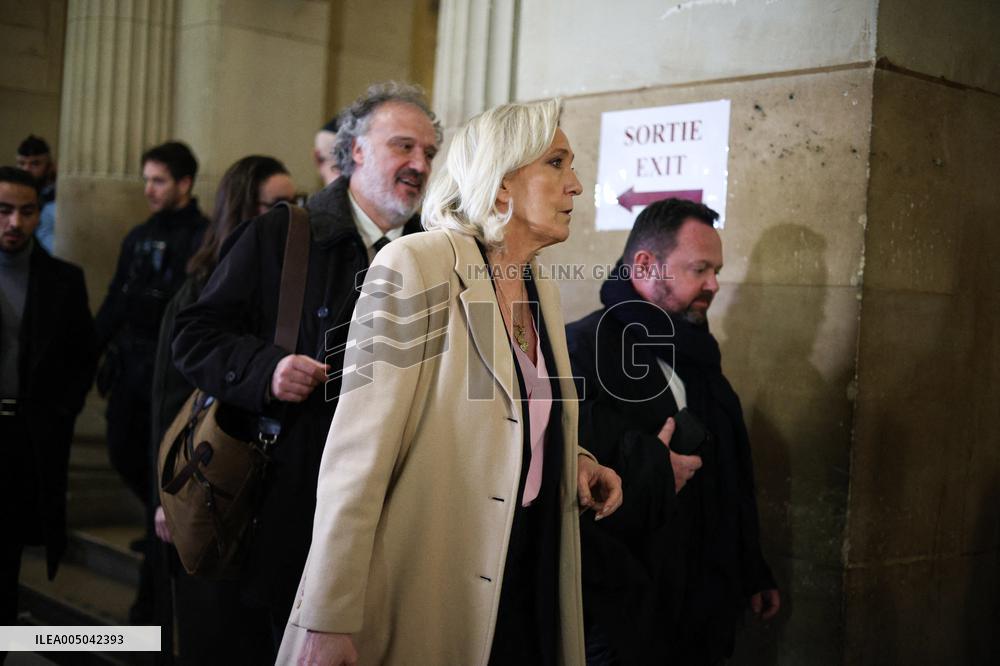 Appeal Trial of Marine Le Pen and RN’s Officials - Paris