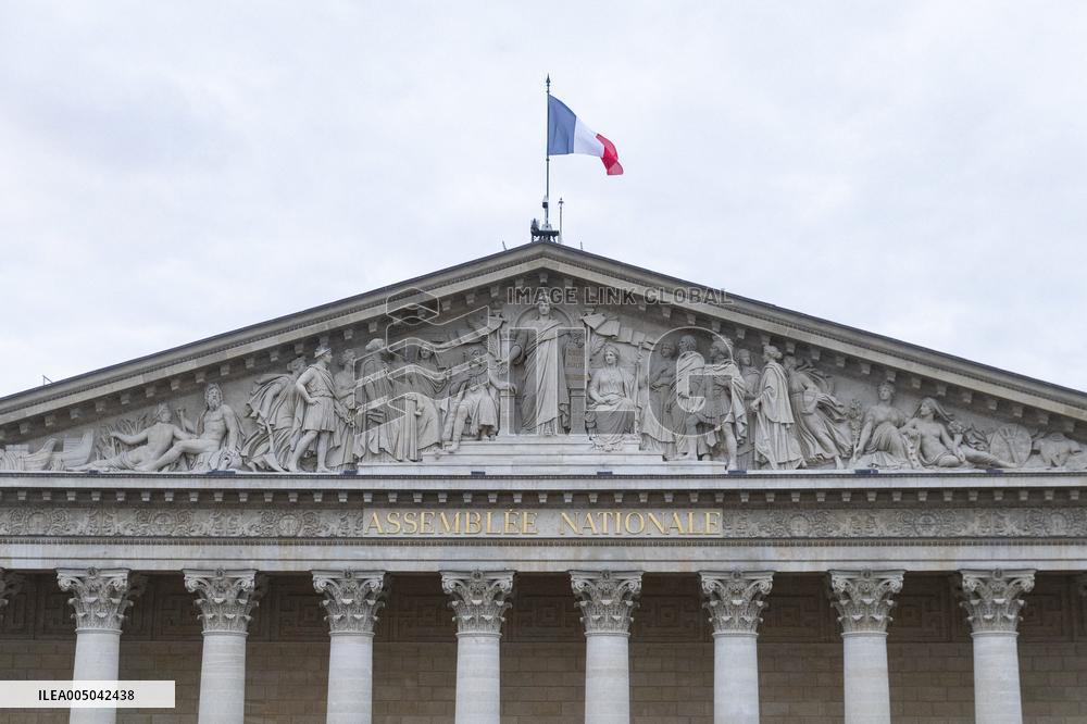 Farmers Protest in Front Of The National Assembly - Paris