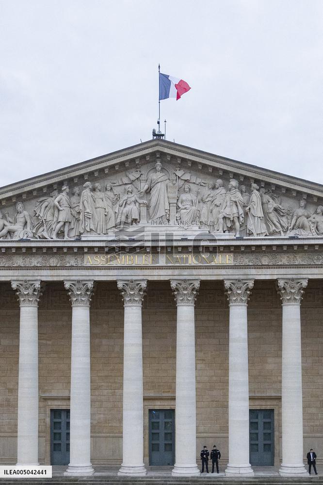 Farmers Protest in Front Of The National Assembly - Paris