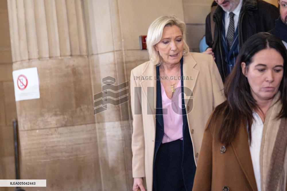 Appeal Trial of Marine Le Pen and RN’s Officials - Paris