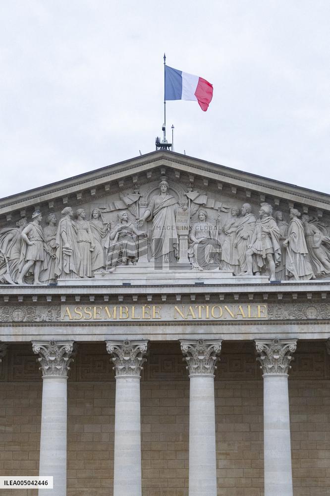 Farmers Protest in Front Of The National Assembly - Paris
