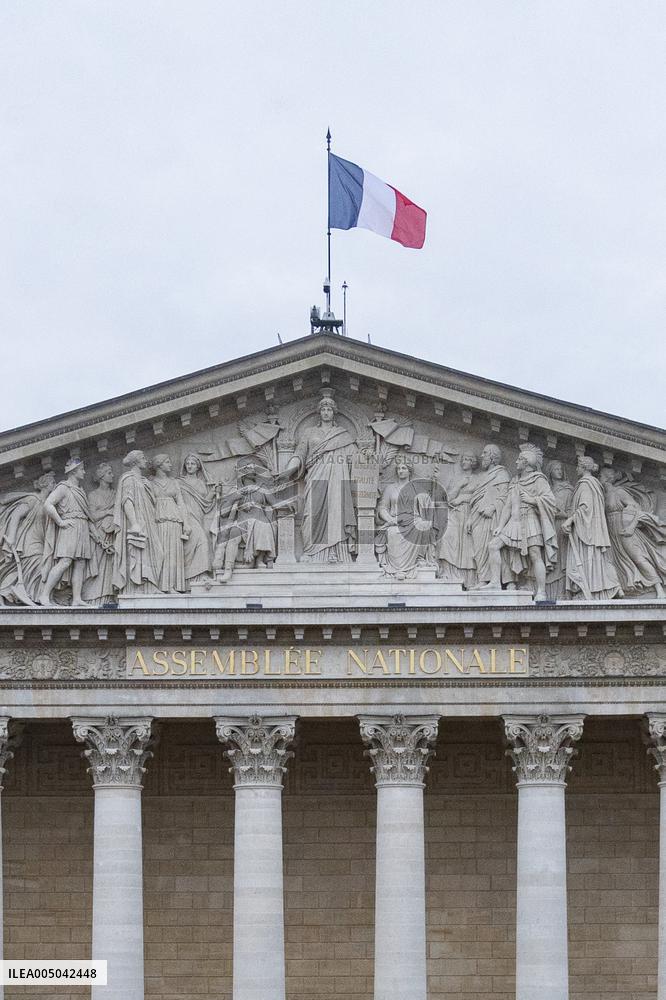 Farmers Protest in Front Of The National Assembly - Paris