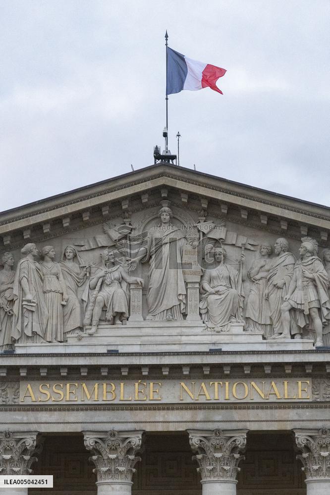Farmers Protest in Front Of The National Assembly - Paris