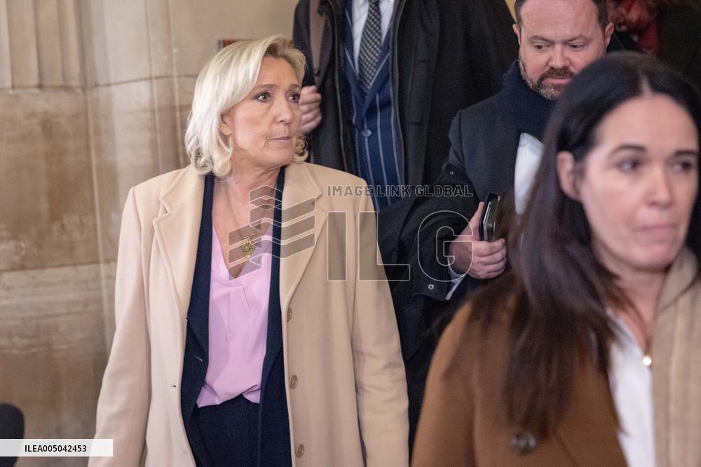 Appeal Trial of Marine Le Pen and RN’s Officials - Paris