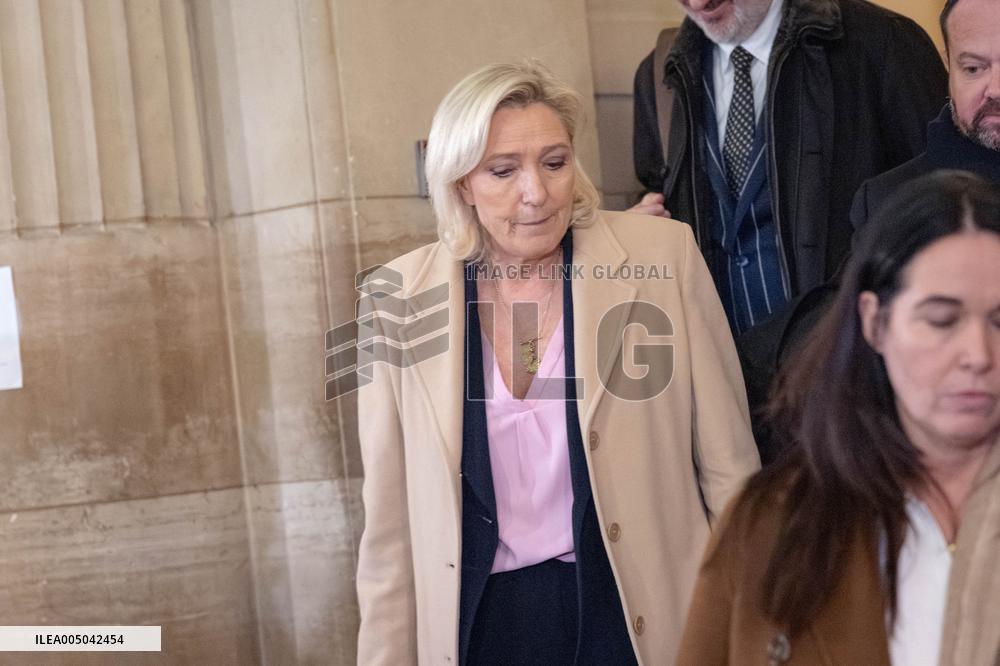 Appeal Trial of Marine Le Pen and RN’s Officials - Paris