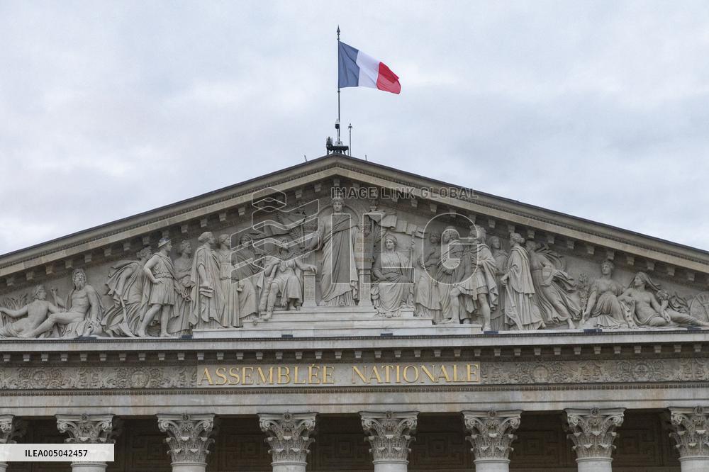 Farmers Protest in Front Of The National Assembly - Paris