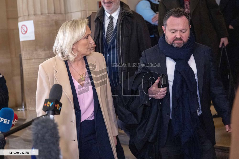 Appeal Trial of Marine Le Pen and RN’s Officials - Paris