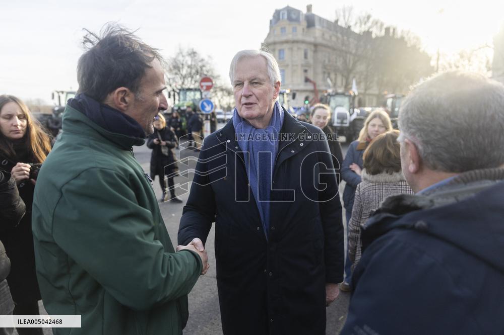 Farmers Protest in Front Of The National Assembly - Paris