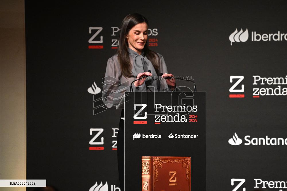 Queen Letizia Presides Over the Presentation of The Zenda Awards - Madrid