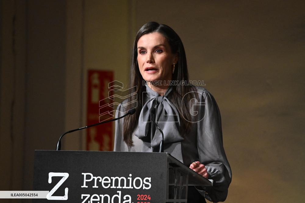 Queen Letizia Presides Over the Presentation of The Zenda Awards - Madrid