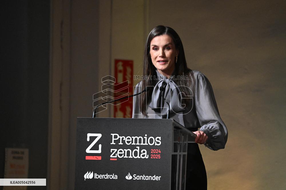 Queen Letizia Presides Over the Presentation of The Zenda Awards - Madrid