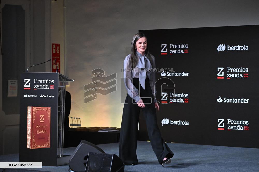 Queen Letizia Presides Over the Presentation of The Zenda Awards - Madrid