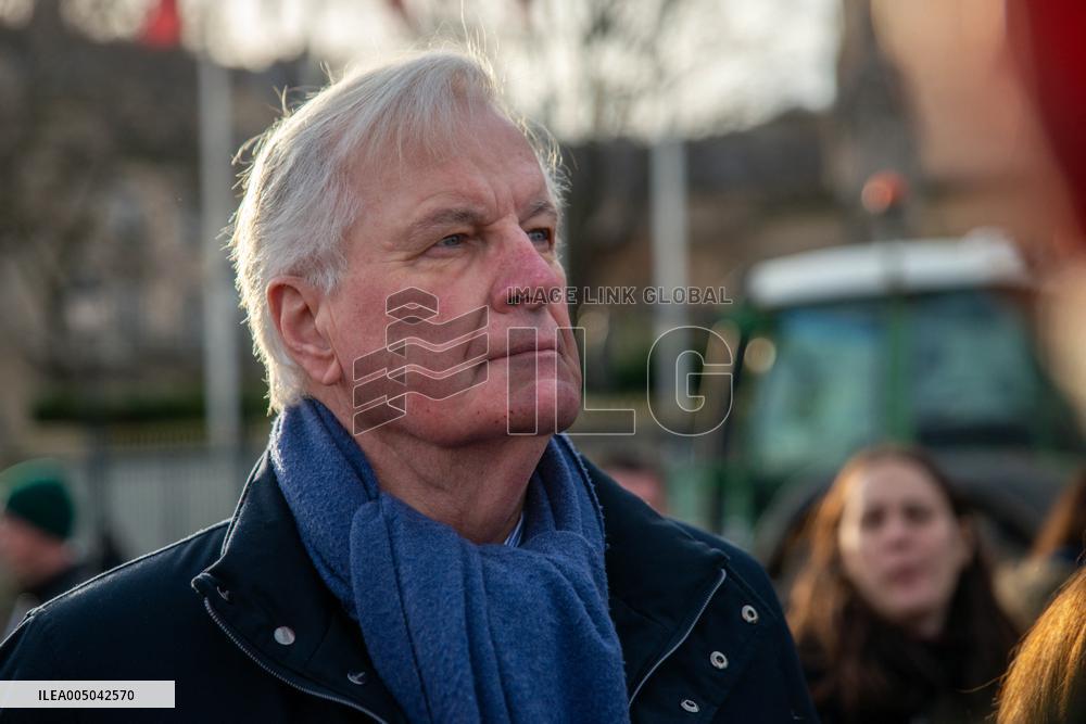 Farmers Protest in Front Of The National Assembly - Paris