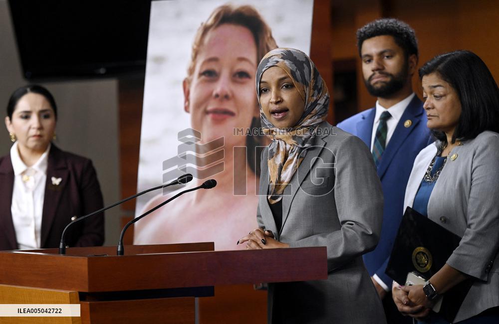 Rep. Ihlan Omar  news conference on the fatal shooting of Renee Nicole Good