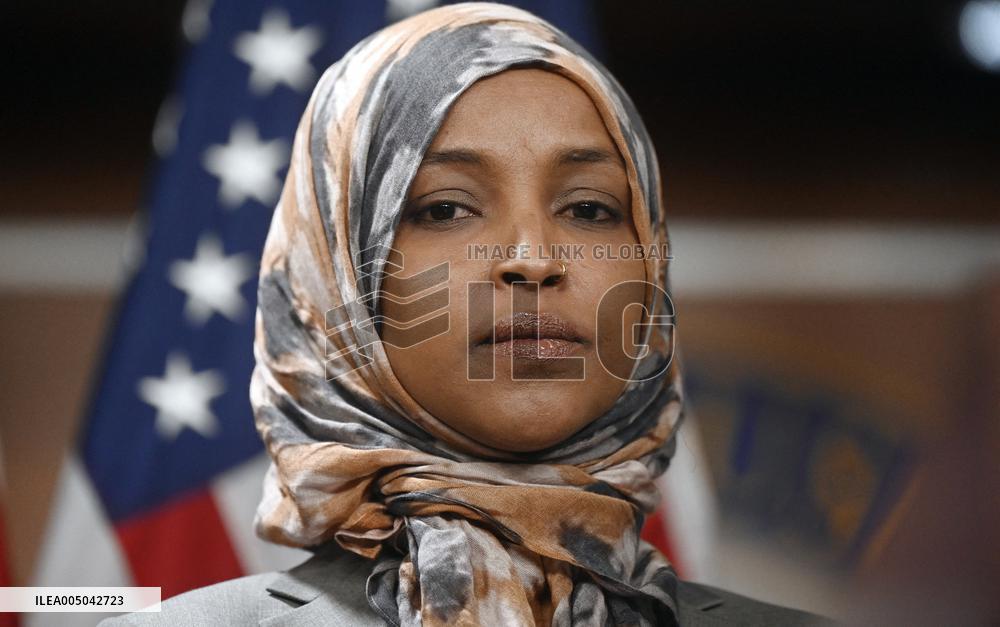 Rep. Ihlan Omar  news conference on the fatal shooting of Renee Nicole Good