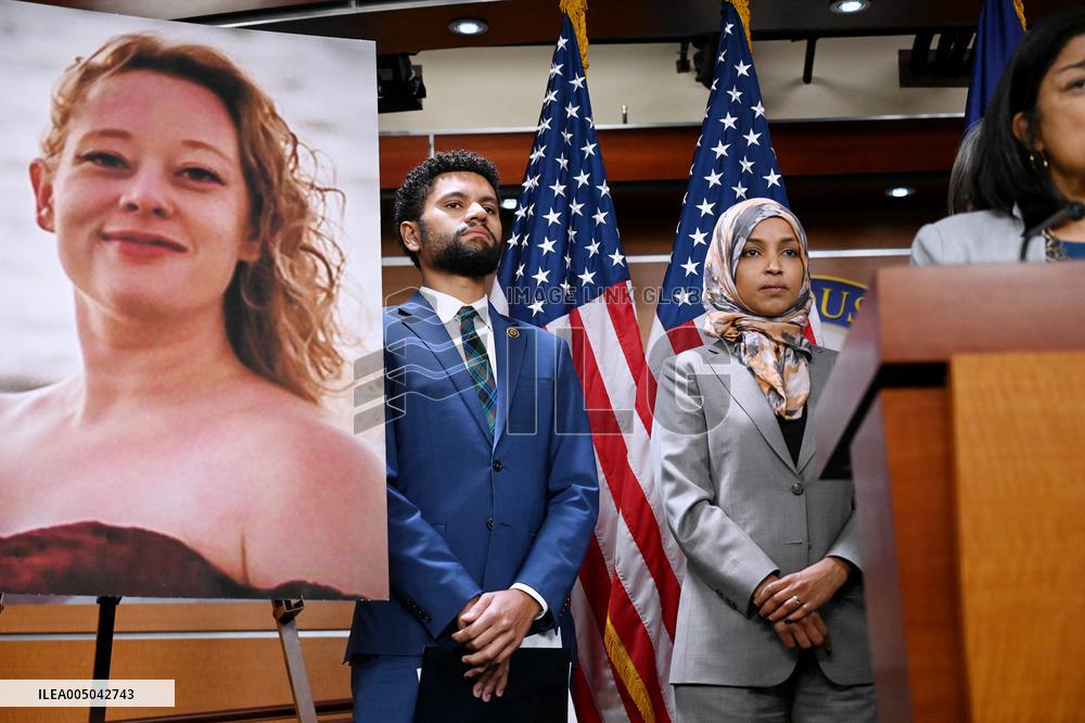 Rep. Ihlan Omar  news conference on the fatal shooting of Renee Nicole Good