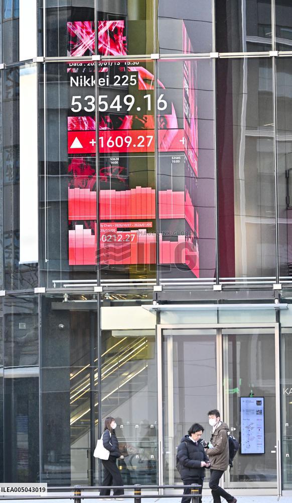 Nikkei hits all-time closing high