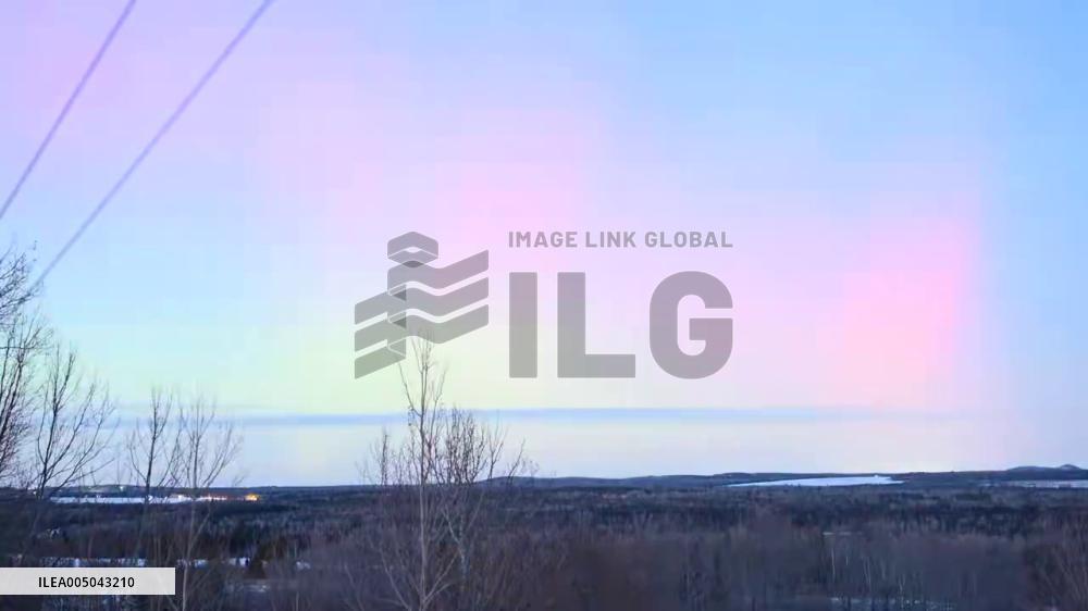 US: Vibrant Aurora Display Visible Across Northern Maine