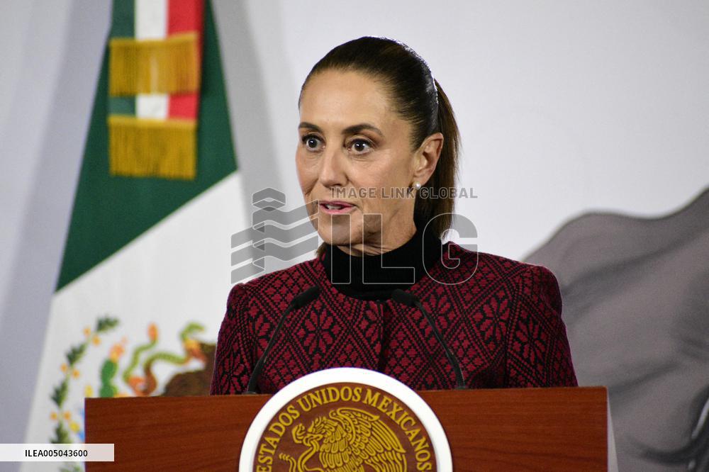 resident Claudia Sheinbaum Holds News Conference - Mexico