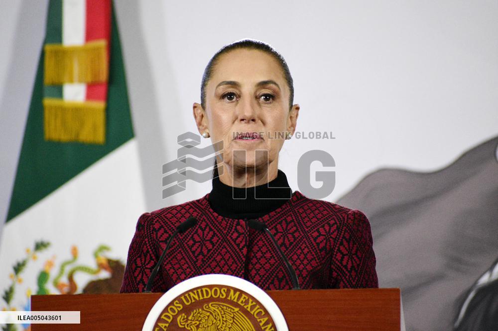resident Claudia Sheinbaum Holds News Conference - Mexico