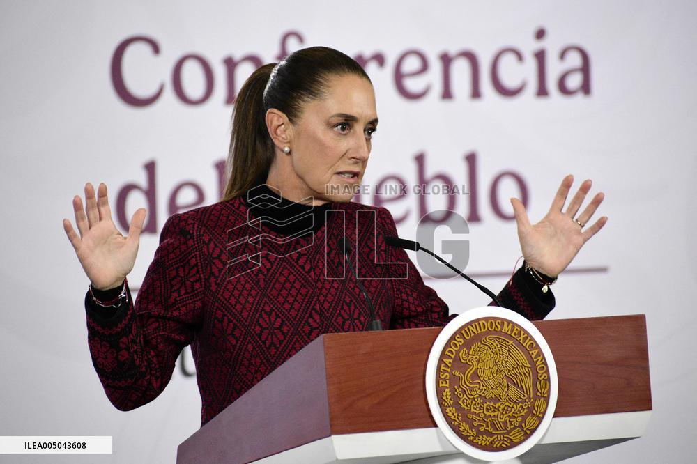 resident Claudia Sheinbaum Holds News Conference - Mexico