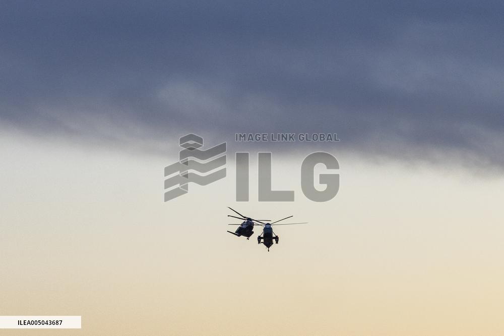 President Trump Returns To The White House From Detroit, Michgan