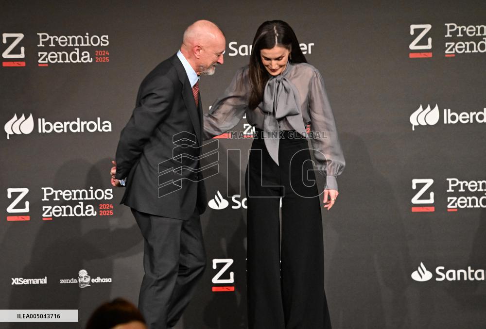 Queen Letizia At Zenda Awards - Madrid