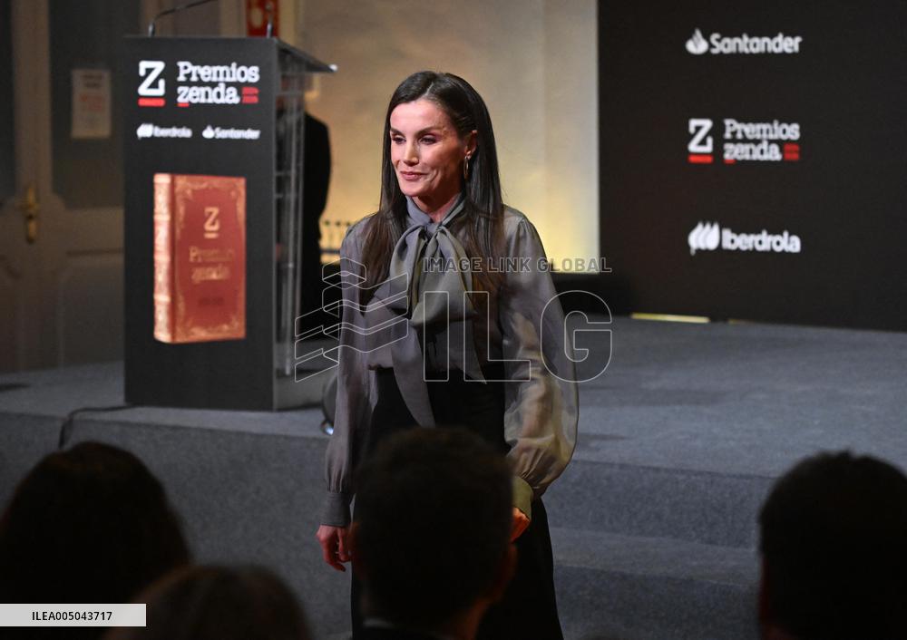 Queen Letizia At Zenda Awards - Madrid