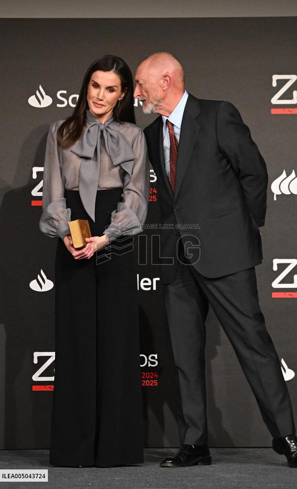 Queen Letizia At Zenda Awards - Madrid