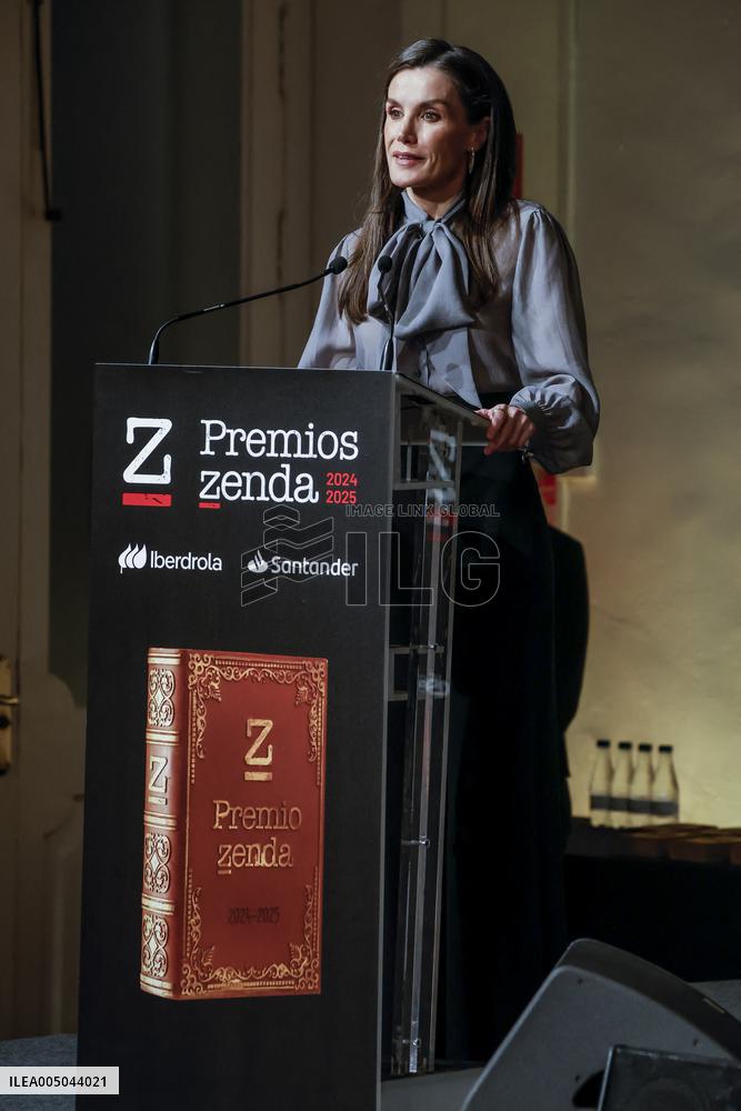 Queen Letizia At Zenda Awards - Madrid