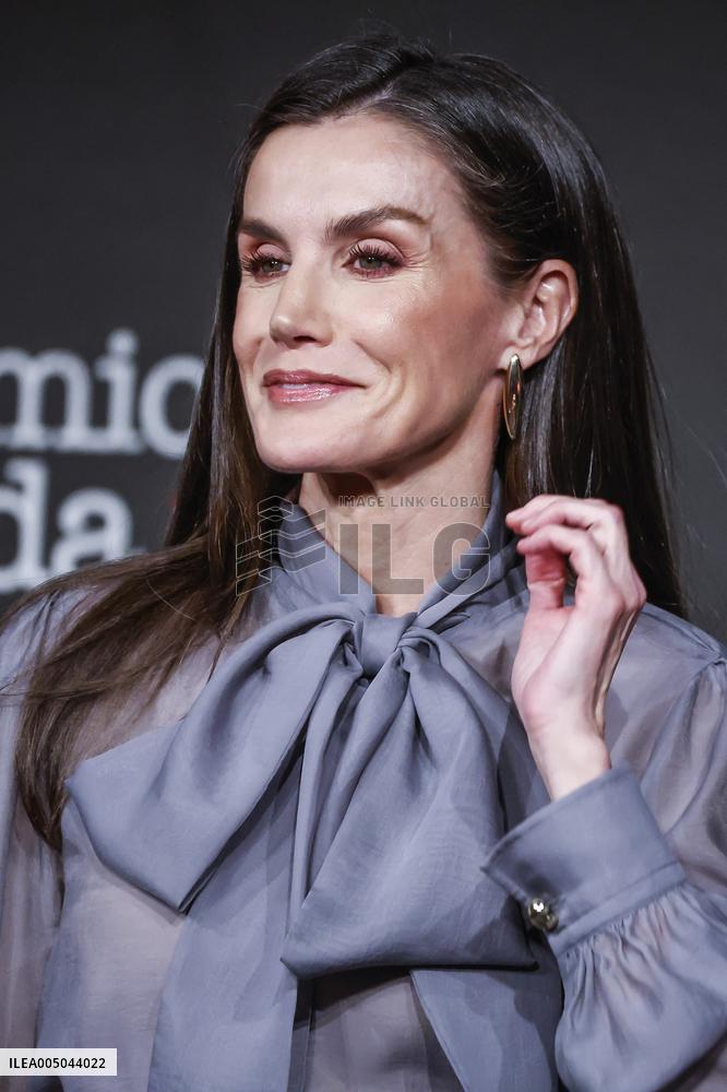 Queen Letizia At Zenda Awards - Madrid