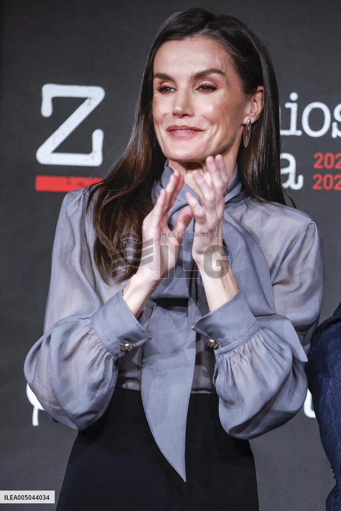 Queen Letizia At Zenda Awards - Madrid