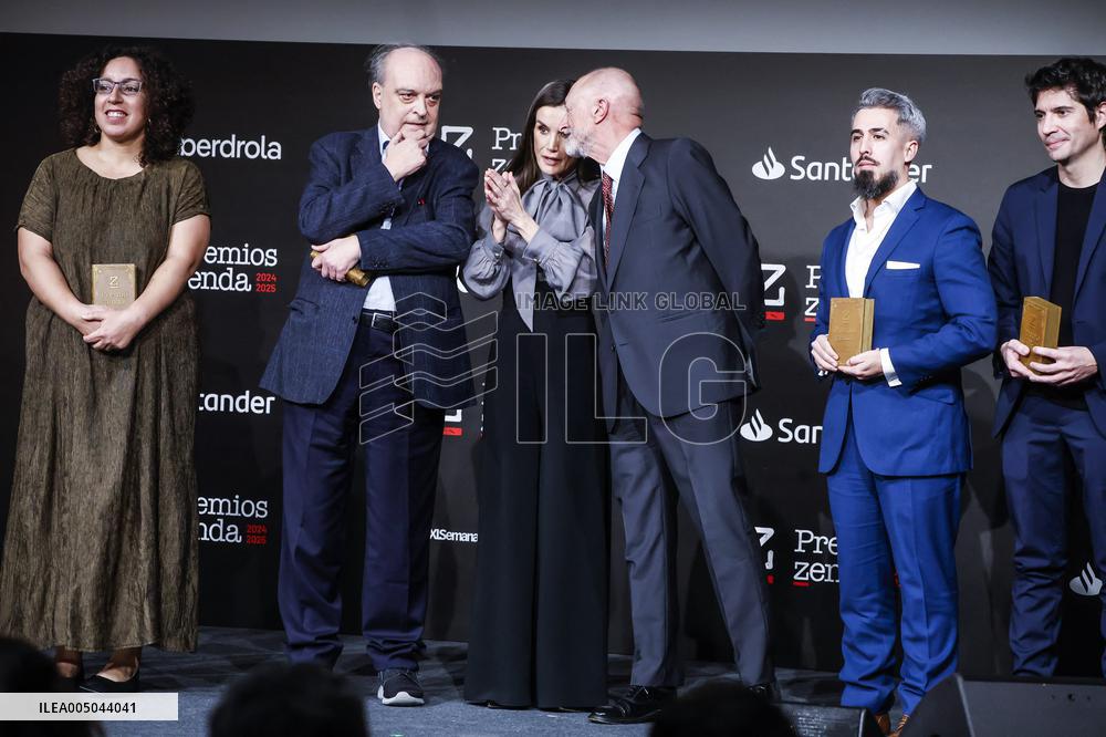 Queen Letizia At Zenda Awards - Madrid