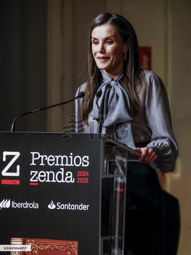 Queen Letizia At Zenda Awards - Madrid