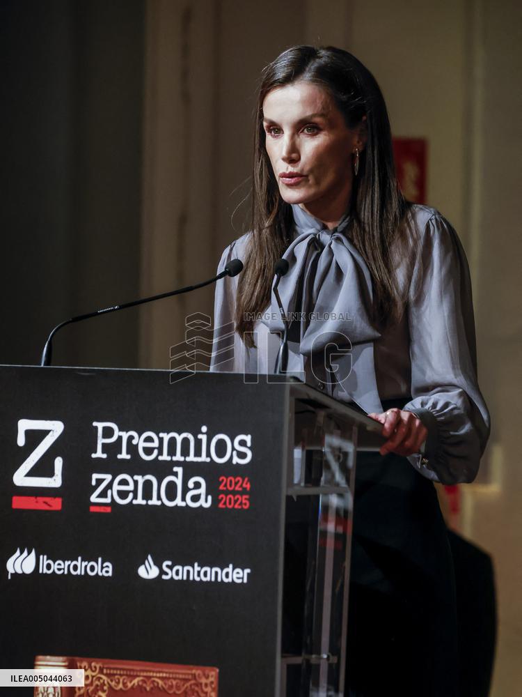 Queen Letizia At Zenda Awards - Madrid