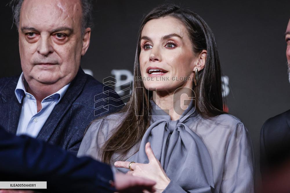 Queen Letizia At Zenda Awards - Madrid