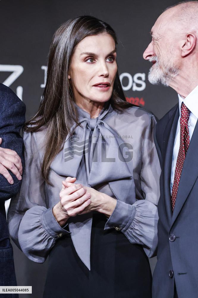 Queen Letizia At Zenda Awards - Madrid