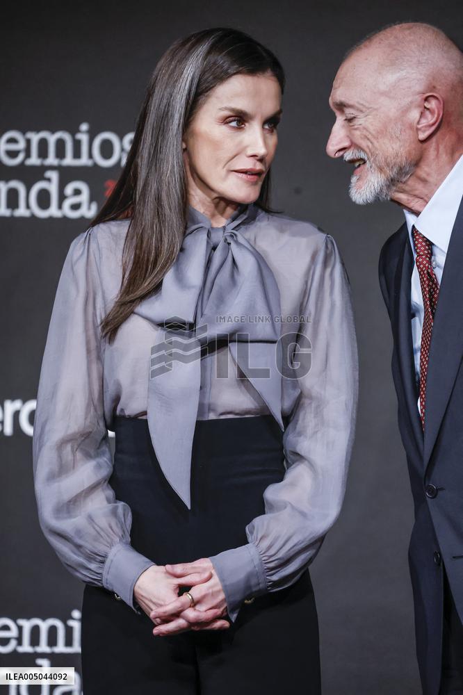 Queen Letizia At Zenda Awards - Madrid