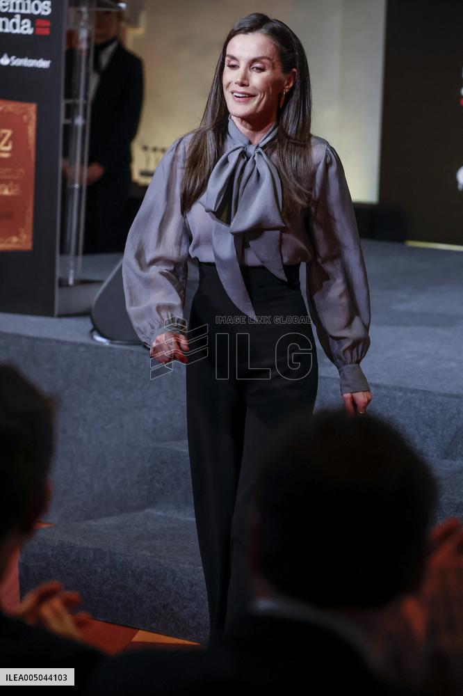 Queen Letizia At Zenda Awards - Madrid